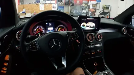 [분당벤츠전문점] 벤츠 X253 2018년식 GLC300 쿠페 전면송풍구 엠비언트 리어송품구 엠비언트 교체 작업 / 성남 분당구 정자동
