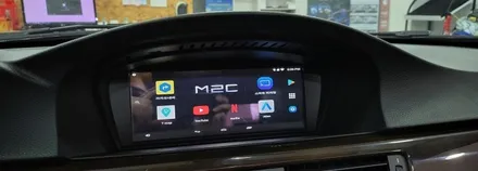 [분당수입차전문점] BMW E90 320D 2011년식 안드로이드 M2C200A 아틀란 네비게이션 / 성남 분당구 정자동