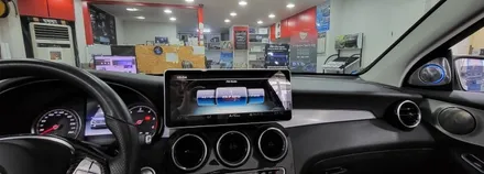 [분당벤츠전문점] 벤츠 GLC X253 GLC220 2016년식 M2C200A 탈거 순정 모니터 탈거 국산 고해상도 12.3인치 모니터교체 국산 안드로이드 M2C200플러스 순정 / 성남 분당구 정자동