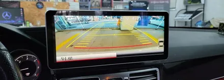 [분당벤츠전문점] 벤츠 E클래스 W212 E250 2014년식 국산 12.3인치 모니터 교체 국산 안드로이드 M2C200플러스 네비게이션 설치 순정 오디오 AUX코딩 순정12색 멀 / 성남 분당구 정자동