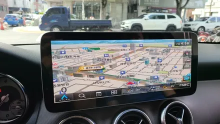 벤츠 CLA200 국산 안드로이드 모니터교체 M2C200APLUS 4G 무선 LTE / 성남 분당구 정자동