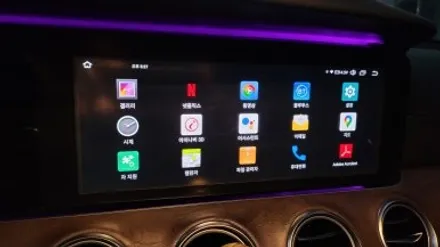 벤츠 W213 E300 안드로이드7 M2C카블릿 탈거 안드로이드11 NV700 교체 / 성남 분당구 정자동