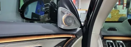 [분당벤츠전문점] 벤츠 S클래스 W223 S580 2022년식 부메스터 4D 전동트위터 교체 독립적으로 사용하는 미디어장치(주행중 유튜브 넷플릭스 등등 시청됨) 휴대용 WiFi장치 / 성남 분당구 정자동