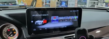 [분당벤츠전문점] 벤츠 E클래스 W212 E250 2014년식 국산 안드로이드 M2C200플러스 네비게이션 국산 12.3인치 모니터 교체 / 성남 분당구 정자동