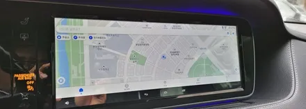 분당벤츠전문점 카알터 S클래스 W222 S500 터치스크린 변경 안드로이드 M2C200PLUS 순정GPS연동 파크라케이블 설치 AUX코딩 / 성남 분당구 정자동