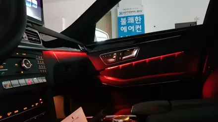 [분당 벤츠 전문점] 벤츠 W212 후기형 E클래스 2015년식 E300 순정 3색 엠비언트 → 순정 12색 멀티컬러 엠비언트(광량 5배 UP UP)작업 / 성남 분당구 정자동