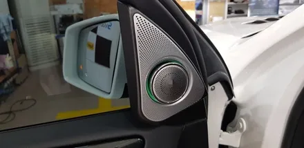 [분당 벤츠 전문점] X166 GLS350 부메스터 3D 전동트위터 교체, 순정 3색 엠비언트를 순정 12색 멀티컬러 적용 光량 5배 UPUP~~ 순정방식 그대로~~ 변경 작업 / 성남 분당구 정자동