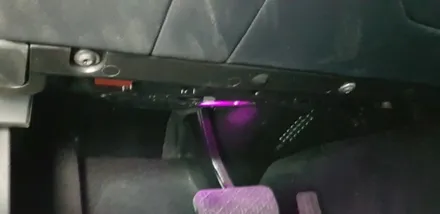 [분당벤츠전문점] 벤츠 W218 CLS250 순정 3색 엠비언트를 순정 12색 멀티컬러 적용 光량 5배 UPUP~~ 순정방식 그대로~~ 변경작업 / 성남 분당구 정자동
