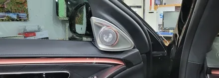 [분당벤츠전문점] 벤츠 S클래스 W223 S400d 2021년식 부메스터 4D 전동트위터 교체 / 성남 분당구 정자동
