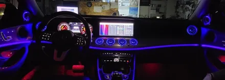 분당벤츠전문점 카알터 E300 부메스터 전동트위터 송풍구 엠비언트 교체 후기 W213 / 성남 분당구 정자동