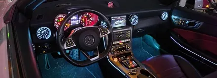 분당벤츠전문점 카알터 SLC R172 SLC43 AMG 순정 12색 엠비언트교체 순정 12색 송풍구 엠비언트 교체 / 성남 분당구 정자동