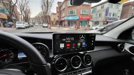 분당벤츠전문점 카알터 GLC350e M2C200PLUS 국산 12.3인치 모니터교체 AUX코딩 순정GPS연동 GPS파크라케이블 / 성남 분당구 정자동