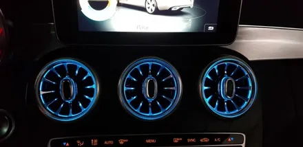 [분당 벤츠 전문점] 벤츠 C205 C200쿠페 순정급 전면 송풍구 엠비언트 교체 작업 / 성남 분당구 정자동