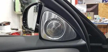 [분당벤츠전문점] 벤츠 E클래스 W213 E250 페이스 리프트 신차 패키지 부메스터 3D전동 트위터, 전면송풍구 엠비언트 교체 / 성남 분당구 정자동