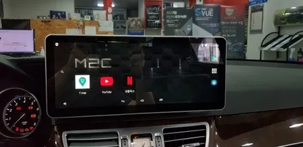 [분당벤츠전문점] 벤츠 E클래스 W212 E300 2016년식 안드로이드 M2C200플러스 국산 고해상도 12.3인치 모니터교체 국산 USB AUX생성기 순정 ECM룸미러 하이패스 / 성남 분당구 정자동