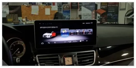 [분당벤츠전문점] 벤츠 E클래스 W212 E220 2015년식 안드로이드 M2C200 네비게이션 국산 고해상도 12.3인치 모니터 교체 / 성남 분당구 정자동