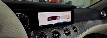 분당벤츠전문점 카알터 A238 E클래스 E450 카브리올레 2022년식 국산 안드로이드 카블릿 M2C200플러스 순정GPS연동 파크라케이블 국산USB AUX 휴대용 무선 WiFi기 / 성남 분당구 정자동