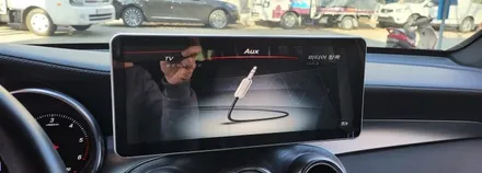 분당벤츠전문점 카알터 GLC X253 GLC300 M2C200PLUS 국산 12.3인치 모니터교체 AUX코딩 순정GPS연동 무선WiFi 중국산 올인원고장 탈거 작업후기 / 성남 분당구 정자동