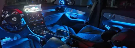 분당벤츠전문점 카알터 GLC X253 GLC220d 순정옵션 빠진 센터 스피커 시공 순정 64색 엠비언트 교체 / 성남 분당구 정자동