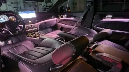 벤츠 CLS400 순정 앰비언트 레트로핏 순정 12색 교체 광량업 순정앰비언트 12색 분당 판교 벤츠 전문점 카알터 / 성남 분당구 정자동