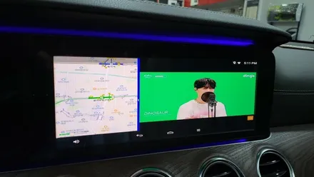 분당 벤츠 W213 E300 터치 모니터변경 국산 안드로이드 M2C200 USB AUX 벤츠 전문점 카알터 / 성남 분당구 정자동