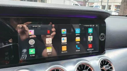 벤츠 W213 E250 M2C200APLUS 티맵 아리아 음성 안됨 유튜브 안됨 이슈 탈거 안드로이드 NV700 셋탑 내비게이션 본체 교체 / 성남 분당구 정자동