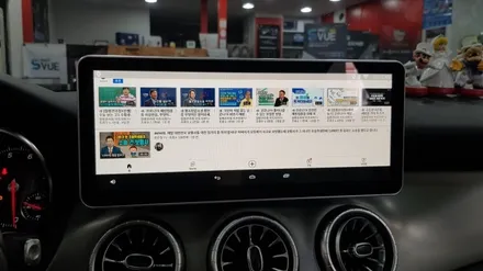 [분당벤츠전문점] 벤츠 CLA W117 CLA220 2017년식 안드로이드 M2C200플러스 네비게이션 국산 고해상도 12.3인치 모니터교체 / 성남 분당구 정자동