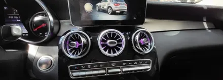 [분당벤츠전문점] 벤츠 GLC X253 GLC300 2019년식 순정 64색 엠비언트 변경 부메스터 3D전동 트위터 전면 송풍구엠비언트 리어 송풍구 엠비언트 / 성남 분당구 정자동