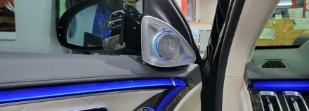 [분당벤츠전문점] 벤츠 S클래스 W223 S580 2022년식 부메스터 4D 전동트위터 교체 독립적으로 사용하는 미디어장치(주행중 유튜브 넷플릭스 등등 시청됨) 휴대용 WiFi장치 / 성남 분당구 정자동