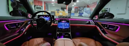 [분당벤츠전문점] 벤츠 S클래스 W223 S580  액티브엠비언트 시공 / 성남 분당구 정자동