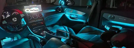 분당벤츠전문점 카알터 GLC X253 GLC220d 순정옵션 빠진 센터 스피커 시공 순정 64색 엠비언트 교체 / 성남 분당구 정자동