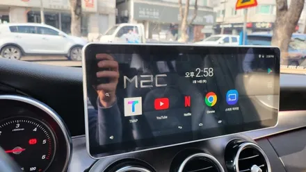 분당벤츠전문점 카알터 C클래스 W205 C220 국산 12.3인치 모니터교체 M2C200PLUS AUX코딩 순정GPS연동 순정64색변경 부메스터 전동트위터 데쉬보드 엠비언트 / 성남 분당구 정자동