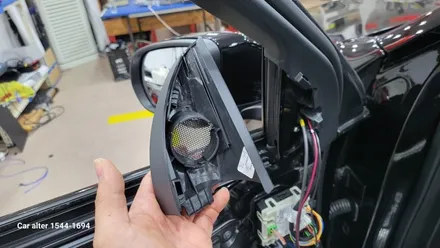 벤츠 2022 GLC43 AMG X253 부메스터 4D전동트위터 송풍구엠비언트 부메스터미드레인지 커버교체 옵틱글래스 광각 사이드미러교체 / 성남 분당구 정자동