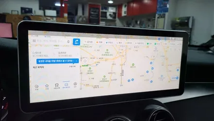 벤츠 GLC300 일요일 휴일 국산 안드로이드 M2C200PLUS 국산 와이드모니터교체 AUX코딩 순정 GPS연동 케이블 무선 LTE 분당 카알터 / 성남 분당구 정자동