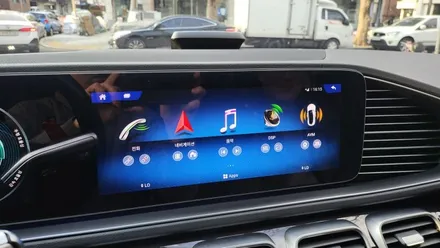 벤츠 W167 GLE400d 광각미러 교체 및 안드로이드올인원 무선 카플레이 안드로이드오토 A100 Android13 / 성남 분당구 정자동