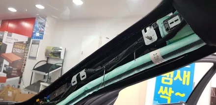 [분당 벤츠 전문점] 벤츠 S클래스 W222 S350 안드로이드 카블릿 M2C200 셋탑 네비게이션 및 AUX 코딩 설치 작업 / 성남 분당구 정자동