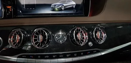 [분당벤츠전문점] 벤츠 S클래스 W222 S350 부메스터 전동트위터 1열 송풍구엠비언트 2열 송풍구엠비언트 교체작업 / 성남 분당구 정자동
