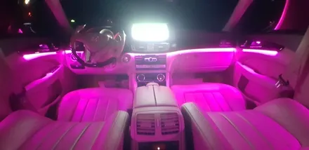 [분당벤츠전문점] 벤츠 CLS W218 CLS350 2012년식 순정 3색 엠비언트를 순정 12색 멀티컬러 엠비언트 시공작업 / 성남 분당구 정자동