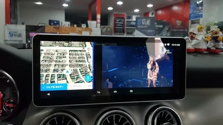 [분당벤츠전문점] 벤츠 CLA W117 CLA220 2017년식 안드로이드 M2C200플러스 네비게이션 국산 고해상도 12.3인치 모니터교체 / 성남 분당구 정자동