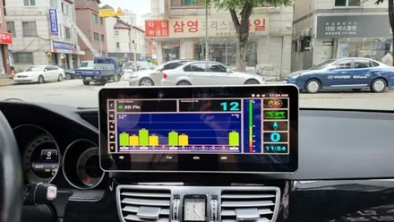 [분당벤츠전문점] 벤츠 E클래스 W212 E220 2015년식 안드로이드 M2C200 네비게이션 국산 고해상도 12.3인치 모니터 교체 / 성남 분당구 정자동