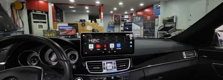 [분당벤츠전문점] 벤츠 E클래스 W212 E250 2014년식 국산 안드로이드 M2C200플러스 네비게이션 국산 12.3인치 모니터 교체 / 성남 분당구 정자동