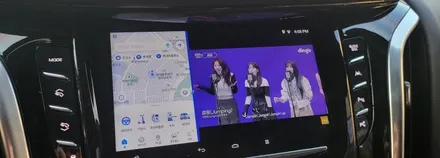 분당벤츠전문점 카알터 캐딜락 에스컬레이드 국산 안드로이드 카블릿 M2C200 네비게이션 천장 리어모니터 HDMI 고화질 연동 / 성남 분당구 정자동