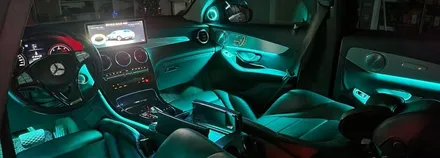 분당벤츠전문점 카알터 GLC X253 GLC220d 순정옵션 빠진 센터 스피커 시공 순정 64색 엠비언트 교체 / 성남 분당구 정자동
