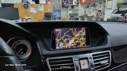 [ 벤츠 전문 카알터 ] 2014 W212 E300 순정 12색 엠비언트 교체 광량업 M2C200APLUS AUX코딩 - 분당 판교 용인 죽전 광주 광교 수지 죽전 안양 안산 / 성남 분당구 정자동