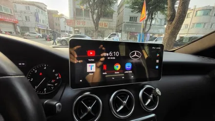 [ 벤츠 전문 카알터 ] 2013 W176 A180 M2C200PLUS 12.3인치 모니터교체 AUX코딩 QXD8000 보조배터리 광각미러교체 - 분당 판교 용인 죽전 광주 광교 / 성남 분당구 정자동