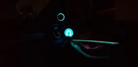 [분당벤츠전문점] 벤츠 GLC C253 GLC220d 쿠페 2021년식 미드레인지 커버 부메스터 엠비언트 커버교체 / 성남 분당구 정자동