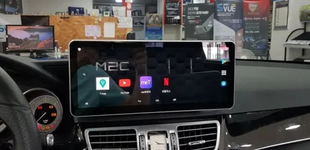 [분당벤츠전문점] 벤츠 E클래스 W212 E220 2014년식 안드로이드 M2C200플러스 국산 고해상도 12.3인치 모니터 교체 AUX생성 코딩 / 성남 분당구 정자동