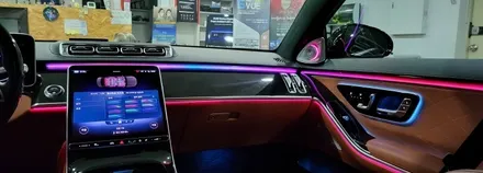 [분당벤츠전문점] 벤츠 S클래스 W223 S580  액티브엠비언트 시공 / 성남 분당구 정자동
