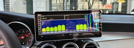 [분당벤츠전문점] 벤츠 GLC X253 GLC300 2018년식 미국 직수입 순정 7인치 모니터 탈거 국산 고해상도 12.3인치 모니터교체 국산 안드로이드 M2C200플러스 순정 / 성남 분당구 정자동