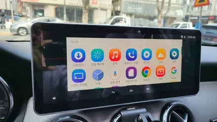 분당벤츠전문 카알터 GLA X156 GLA200 국산 12.3 모니터교체 안드로이드 네비게이션 M2C200PLUS AUX코딩 NTG-4500AB 고장교체 / 성남 분당구 정자동